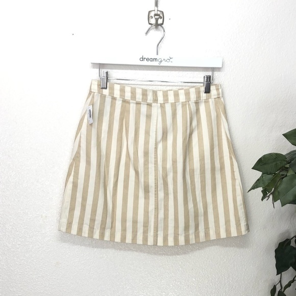 NWT Old Navy Tan Striped Skirt - Picture 5 of 6
